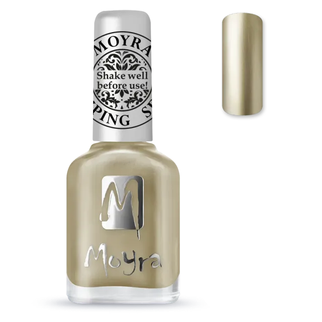 Moyra Stamping SP24 Chrome Gold neglelak 12 ml krom