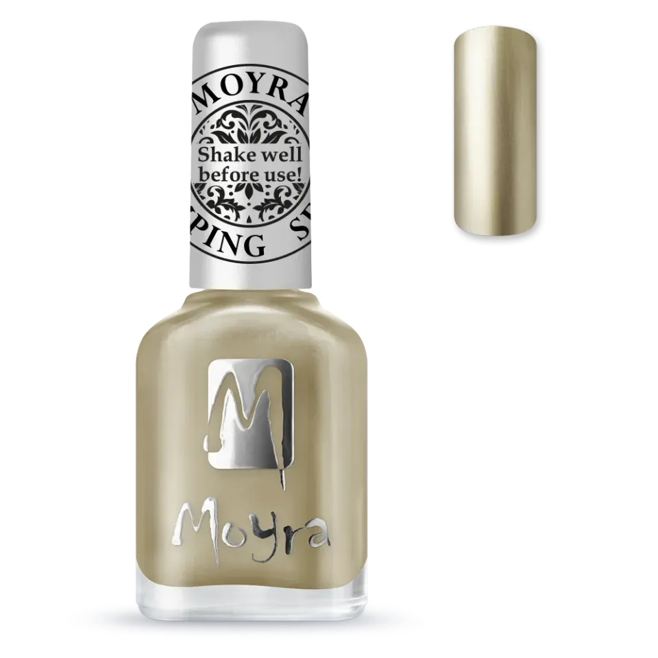 Moyra Stamping SP24 Chrome Gold neglelak 12 ml krom