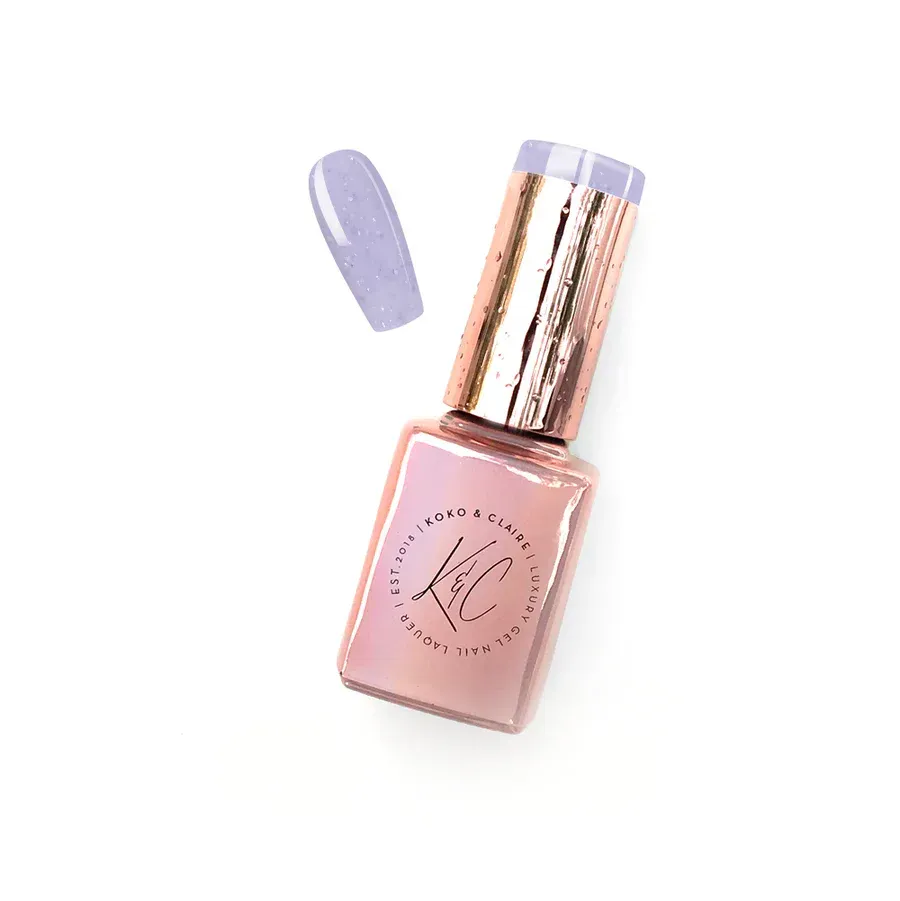 Clear Jelly Stamper KoKo & Claire 0541 Violet gellak 12ml lilla flakes