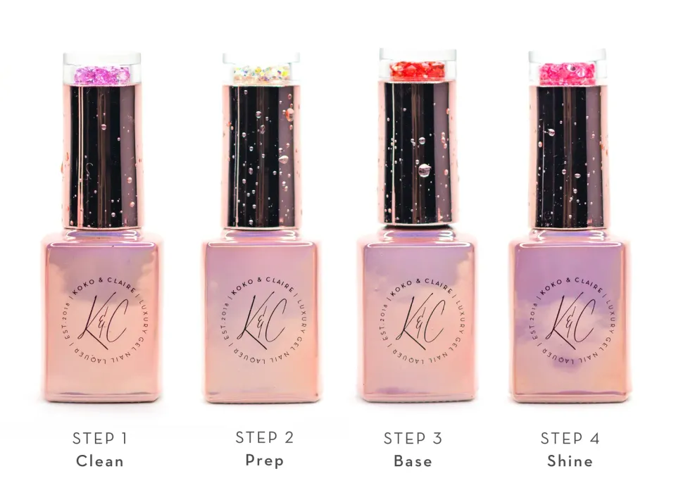 Clear Jelly Stamper Fashionista Foundations mani kit 4x12ml hemafri