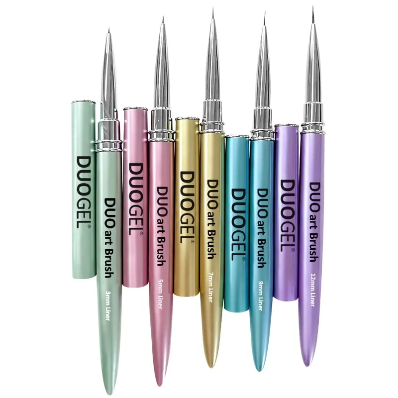 Mline Beauty DUO Art Brush 7 linerpensel ekstra lang