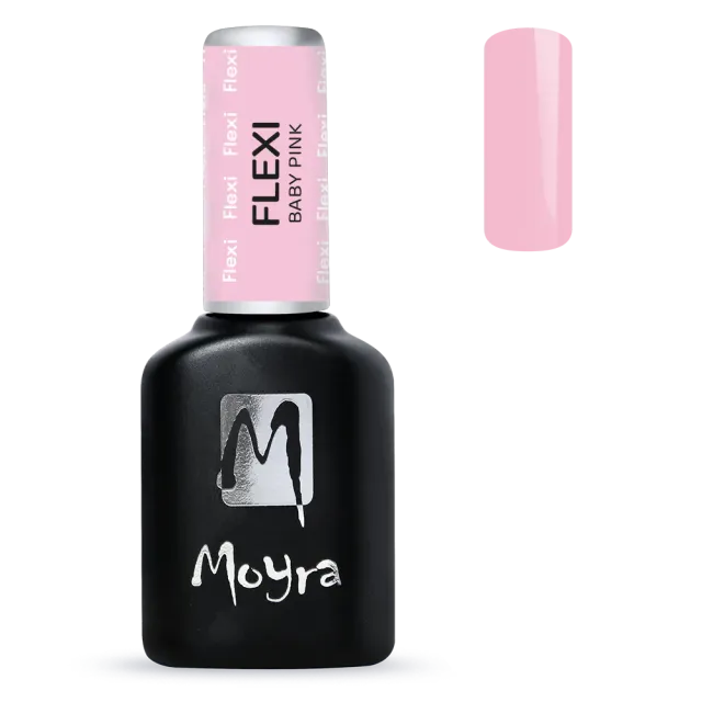 Moyra Flexi gellak base Baby Pink 10 ml rosa