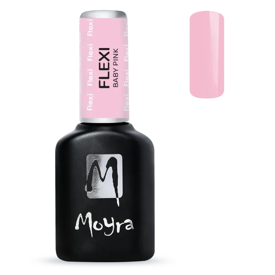 Moyra Flexi gellak base Baby Pink 10 ml rosa