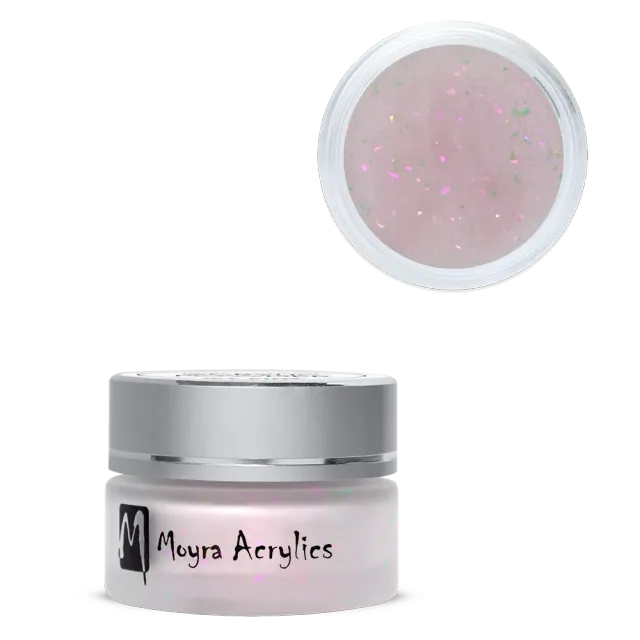 Moyra Acrylic Powder Magic Pink akrylpulver pink effekt