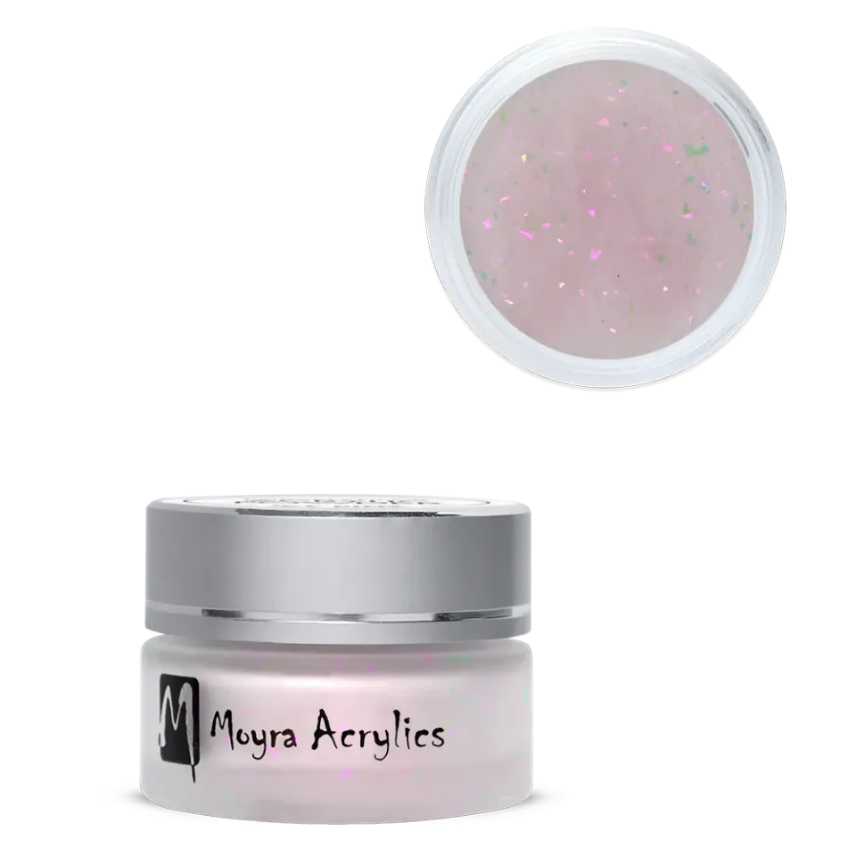 Moyra Acrylic Powder Magic Pink akrylpulver pink effekt