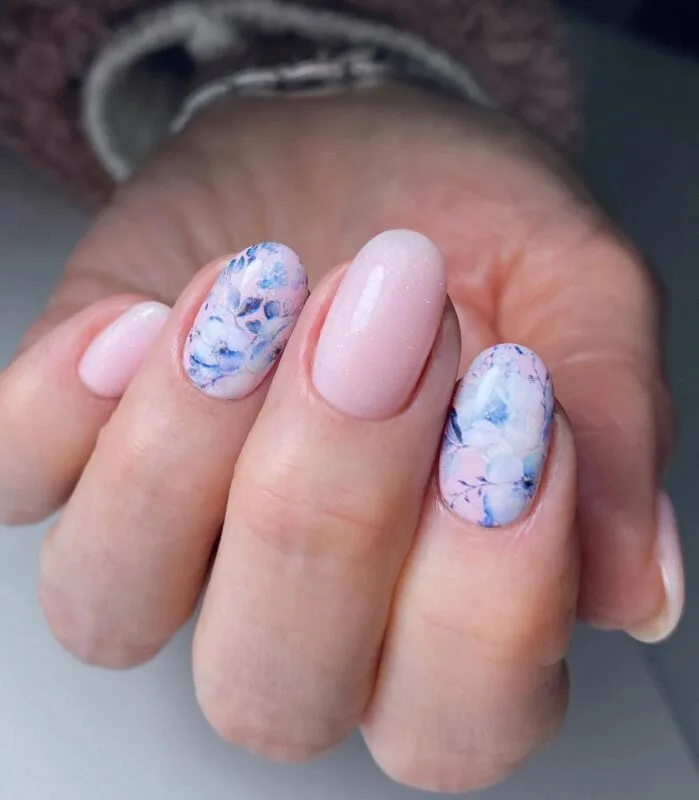 Indigo Nails Greg neglefolie mønster