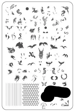 Clear Jelly Stamper Dragon's Lair CjS-100 stampingplade 14,5x9,5 cm