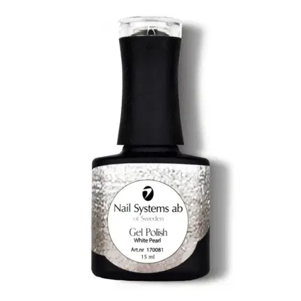 Mline Beauty 161 White Pearl gellak 15 ml hvid