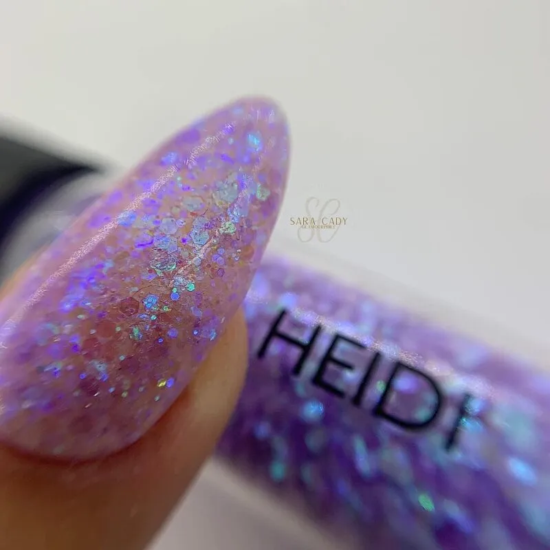 Beautystones Heidi Glitter negleglitter med glans
