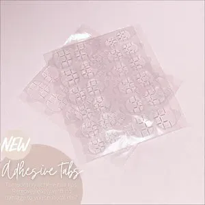 Clear Jelly Stamper Glam & Go Super Adhesive Tabs klæbetabs 48 stk