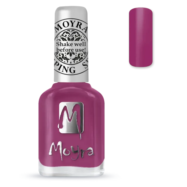 Moyra SP39 Peony Red stamping neglelak 12 ml dækkende