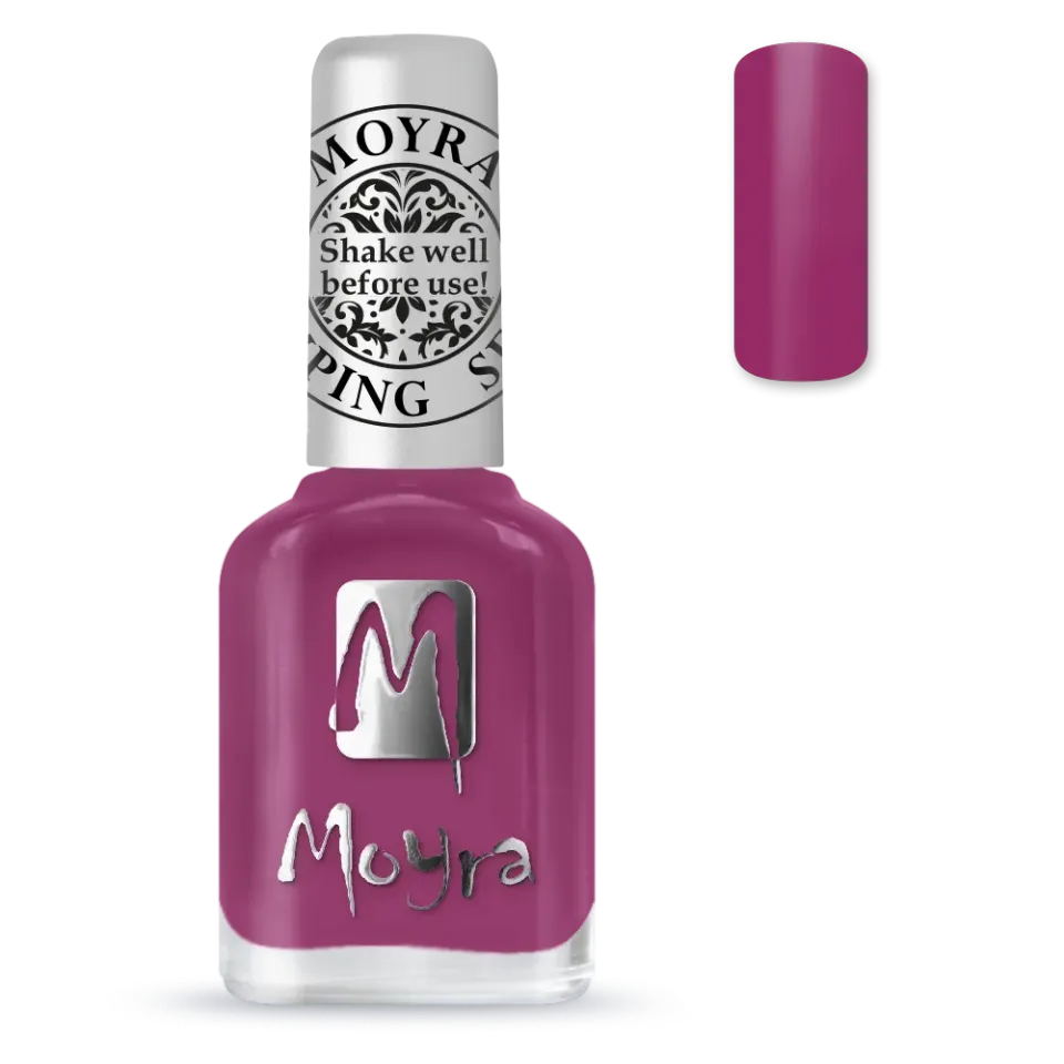 Moyra SP39 Peony Red stamping neglelak 12 ml dækkende