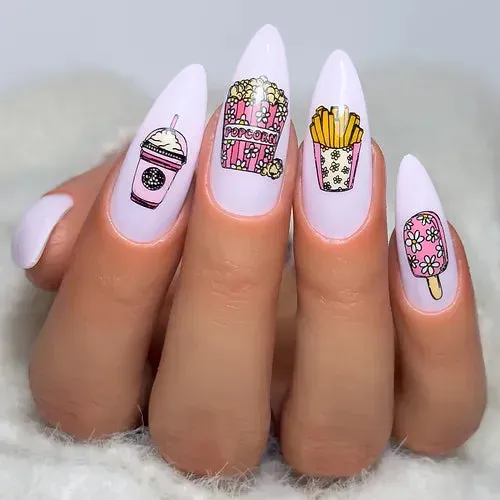 Bohemia Groovy Daisy BS-05 stamping plade 12x6 cm retro