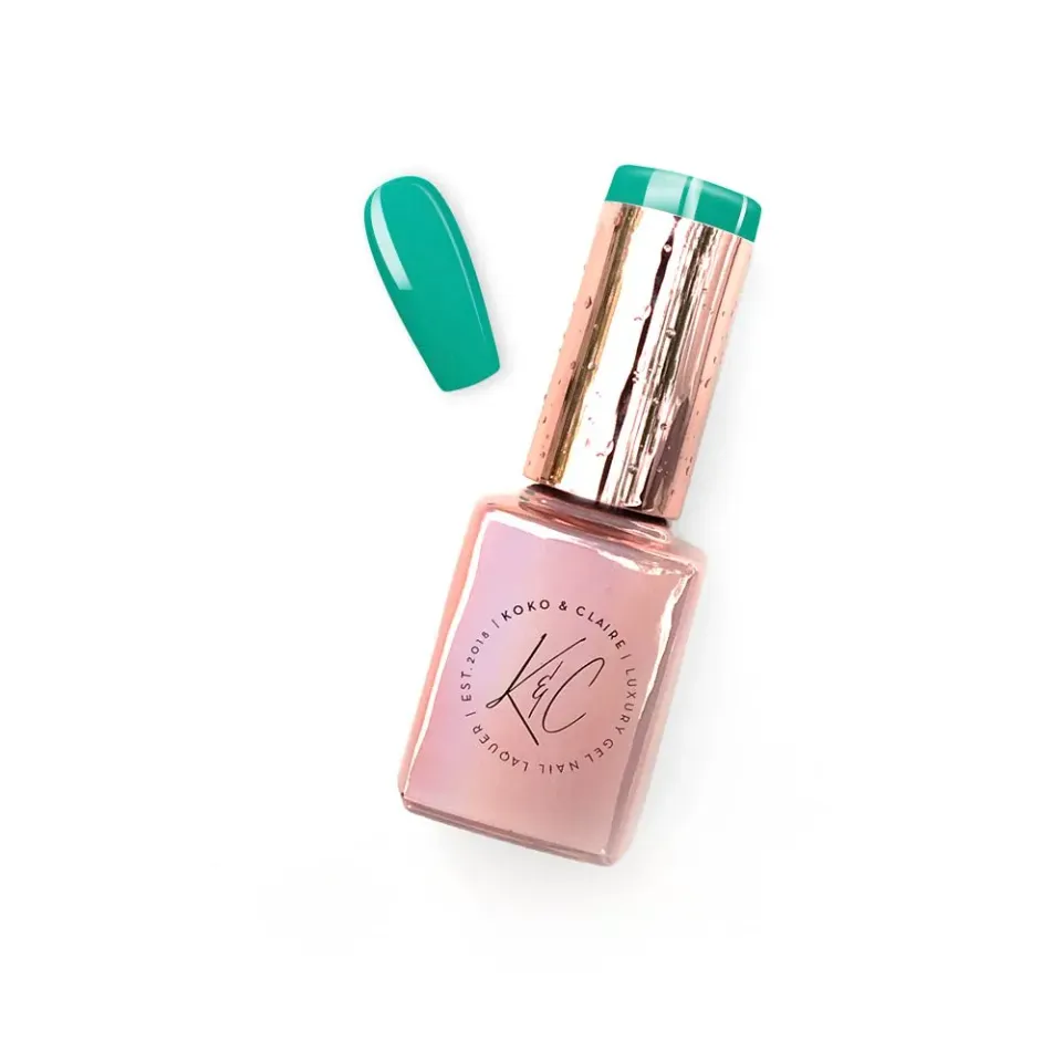 KoKo & Claire 0385 Jaded Glass gellak grøn 12 ml glass